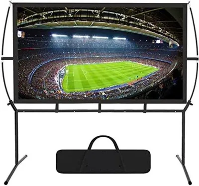 Productafbeelding van Famanu beamerdoek - 100 inch, draagbaar, eenvoudig op te zetten