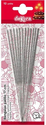Obrázek produktu pro Prskavky na dort 17cm 12ks