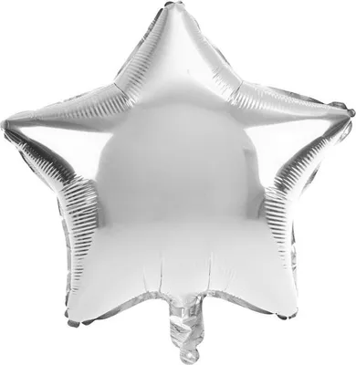 Image de Ballon de baudruche étoile argent