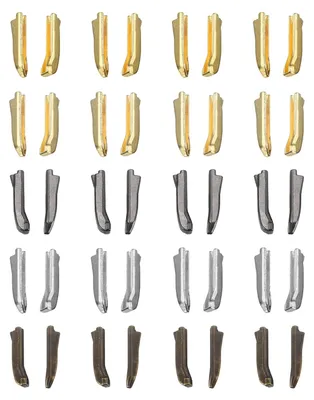 Reparatieset für Reißverschlüsse #3, 20 Stück, 5 Farben