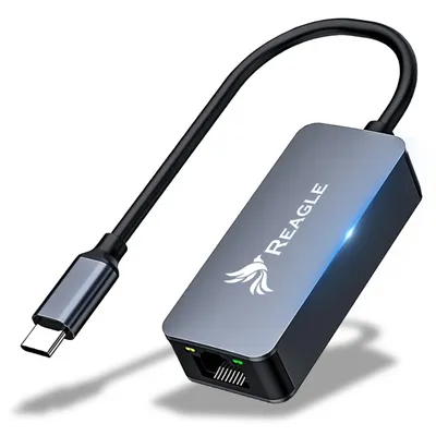 Zdjęcie produktu dla USB-C ETHERNET ADAPTER Adapter LAN RJ45 2.5 Gb/s 2.5G