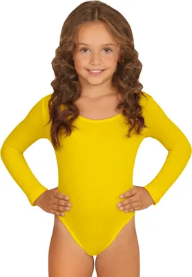 Produktbild von Body gelb Kindergröße: 116-128