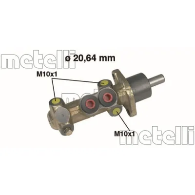 Produktbild von METELLI 05-0216 Bremszylinder Hauptbremszylinder für LANCIA Y10 (156) für AUTOBIANCHI Y10 Schrägheck