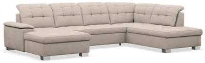 Produktbild von Selsey Jamaal - Wohnlandschaft mit Schlaffunktion und Stauraum, linksseitig, beige