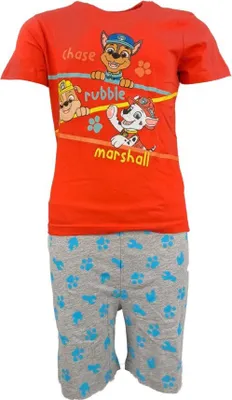 Produktbild von Paw Patrol Jungen Kinder Schlafanzug Pyjama – Rot / 104