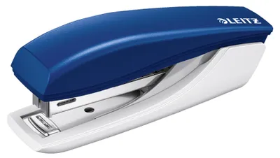 Image de LEITZ Mini Heftgerät NeXXt, Heftleistung 10 Blatt, blau 12 Stück Verkaufseinheit 663725 4002432342266
