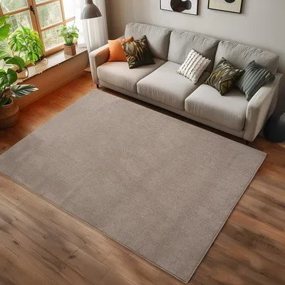 Image de Ayyildiz | Tapis Moderne Helix - 80 cm x 150 cm - Beige - Doux - Élégant - Résistant aux taches