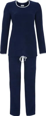 Produktbild von Pyjama aus Stretchfrottee und mit Tunnelzug : Farbe: night Größe: 44