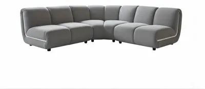 Produktbild von KAWOLA Modulsofa LAYLA Ecksofa 3 Module Velvet taupe