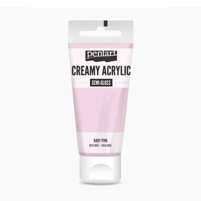 Productafbeelding van PENTART Crèmige acrylverf met zijdeglans, 60 ml, babyroze