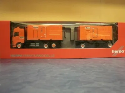Produktbild von Herpa LKW Volvo FH4 Glob XL Hakenlift-Hz mit 2 Stromaggregaten 307031