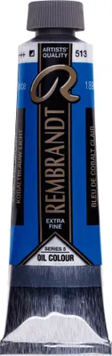 Produktbild von Rembrandt Ölfarbe Tube 40 ml Kobaltblau Hell 513