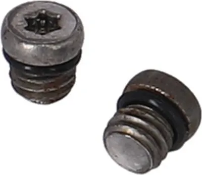 Produktbild von XLC BR-X127 Zestaw nakrętek odpowietrzających do SRAM/Avid, Ø6, M5x0.8mm składający się z 2 nakrętek, 2 gum, szary, 4-częściowy (1 zestaw)
