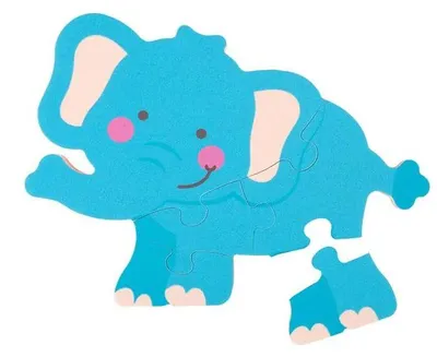 Zdjęcie produktu dla Piankowe puzzle ze zwierzętami