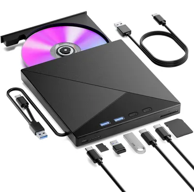 Immagine prodotto di Masterizzatore CD/DVD esterno, lettore USB 3.0 per laptop e PC