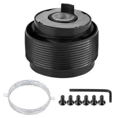 Image de Kit d'adaptateurs pour volant - Adaptateur universel - Déverrouillage rapide - Aluminium - Résistant à la corrosion - Durable - Adapté aux voitures