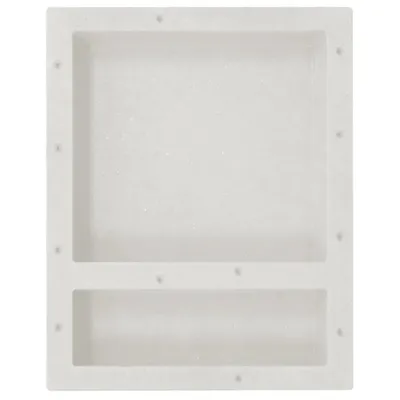 Immagine prodotto di Piatto doccia a 2 scomparti bianco opaco 41x51x10 cm