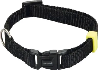 Produktbild von Beeztees Hundehalsband Uni schwarz 20-30 cm x 10 mm