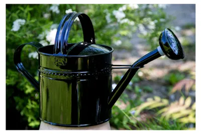 Produktbild von Gießkanne 3,5 Liter Schwarz Metall Zinkkanne
