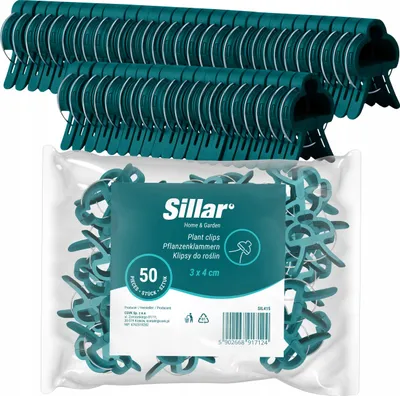 Immagine prodotto di Clip Rane Per Fissaggio Piante Supporto 3X4Cm 50 pezzi