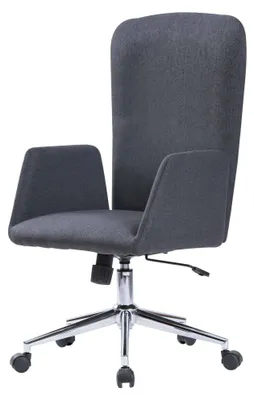 Produktbild von Bürostuhl Dgali, Präsidentensessel mit Armlehnen, Ergonomischer Chefbürostuhl, 55x56h98/105 cm, Grau