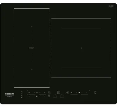 Immagine prodotto di Piano cottura a induzione 60 cm 3 fuochi 7200 w nero Hotpoint HB2760BNE