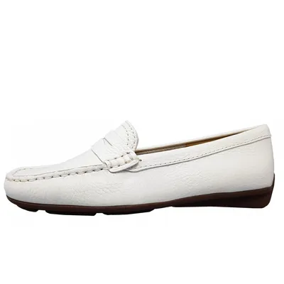 Produktbild von Wirth Albany Damenschuhe Halbschuhe Mokassin Slipper Weiß, Schuhgröße:40 EU