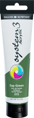 Produktbild von Daler Rowney System3 Acrylfarbe Sap Green 150 ml 1 stk