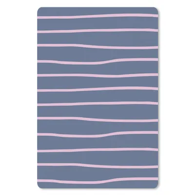 Produktbild von MuchoWow® Mauspad Mousepad Rosa - Blau - Muster 18x27 cm - Mousepads - Maus Mat - Pad - Mausunterlage