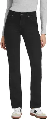 Produktbild von Guess Jeans G08 Mid Rise Straight Fit Jeans Schwarz 26 Damen Schwarz 26