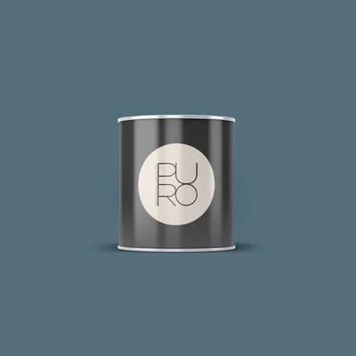 Produktbild von Wandfarbe Blau | PURO Deep Petrol | Innendispersion Hohe Farbintensität | 5 Liter