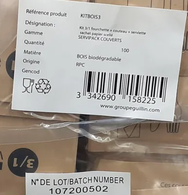 Obrázek produktu pro Drewniane sztućce jednorazowe 100 sztuk