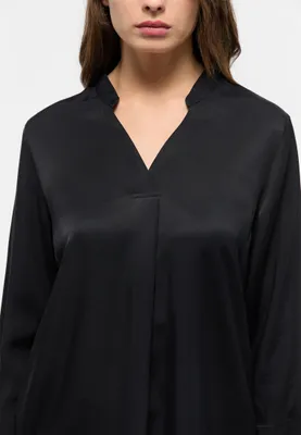 Produktbild von Eterna Langarmbluse für Damen in schwarz schwarz O24-0136384