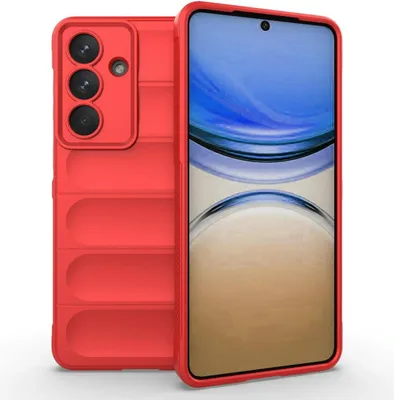 Produktbild von Mobigear Bumpy  Samsung Galaxy S26 Plus Hülle Flexibles TPU Backcover - Rot