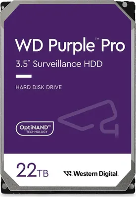 Produktbild von Western Digital Purple Pro, 22 TB, 7200 RPM, 512 MB, 3.5", Serial ATA III
