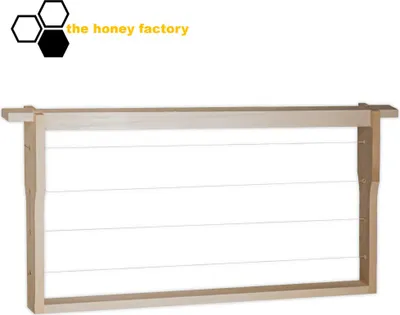 Produktbild von 30x Rähmchen Zander Ganzzarge 220 mm Modifiziert Hoffmannseiten 4-fach gedrahtet Linde