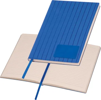 Produktbild von Notizbuch / DIN A5 / mit Softcover / 192 linierte Seiten / Farbe: blau