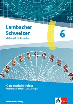Obrázek produktu pro Lambacher Schweizer Mathematik 6. Arbeitsheft mit Lösungen Klasse 6. Ausgabe Baden-Württemberg G9