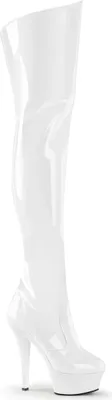 Produktbild von KISS-3010 Damen Boots von Pleaser, Weiß  , EU 36, US 6