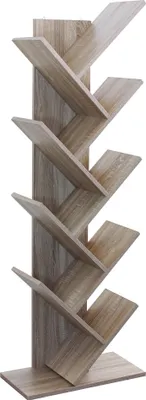 Immagine prodotto di MilaniHome.it - libreria moderna di design in legno di design per salotto, soggiorno 50x25x141,5 hdi coloreMarrone