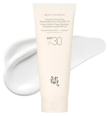 Produktbild von Beauty of Joseon Comfort Protection Mineral Body Sun Lotion SPF 30 150 ml – mineralischer Sonnenschutz für den Körper mit Zinkoxid