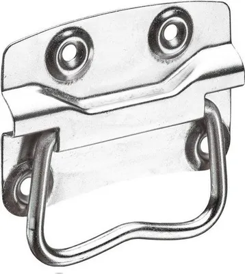 Image de Poignée acier zingue HETTICH entraxe 64 mm