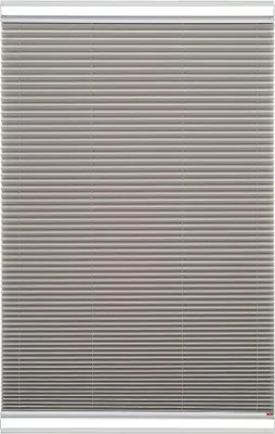 Produktbild von Plissee Rollo ohne Bohren einfache Kleben Fenster Türen Sicht- Sonnenschutz Grau 75 cm-130 cm