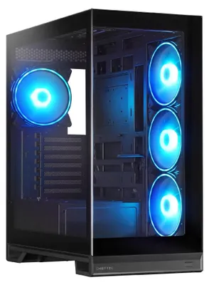 Imagen del producto de Chieftec GX-30B-OP, Torre Media, PC, Negro, ATX, Mini-ITX, Micro ATX, Ideal para juegos, Varias opciones