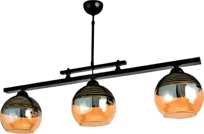 Obrázek produktu pro Stropní svítidlo černé světlo obývací pokoj lampa závěsné světlo 20x65