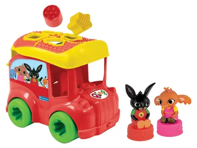 Immagine prodotto di Clementoni Bus Bing forma giocattolo a chiodini per bambini - colorato
