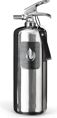 Produktbild von Nordic Flame Feuerlöscher STEEL EDITION silber 2kg