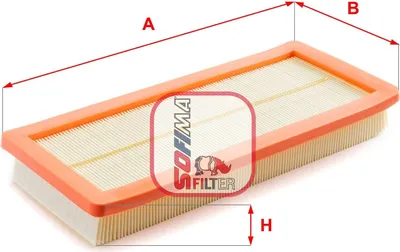 Produktbild von Luftfilter SOFIMA S 3371 A für FIAT QUBO (225) Filtereinsatz