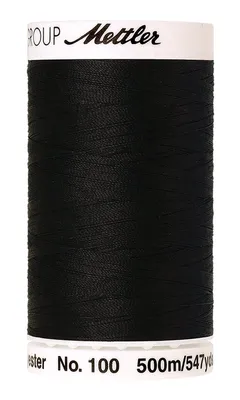 Produktbild von AMANN METTLER Nähgarn SERALON® - Schwarz (4000) - 500 m - No.100