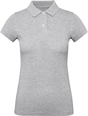 Produktbild von B&C PW440 | Damen Inspire Polo / OCS-100 und -100  - Farbe: Heather Grey - Größe: L